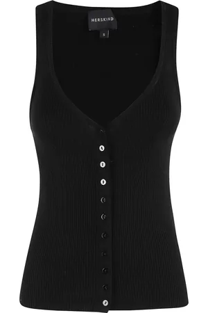 Herskind Sleeveless Tops, female, , XS, Ribbed Knit Tank Top