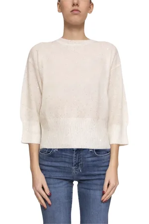 Fabiana Filippi Round-neck Knitwear, female, , S, Elegant Women