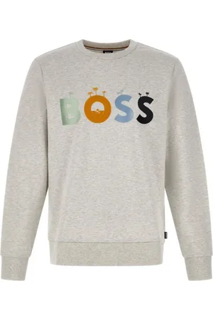 HUGO BOSS Grey Logo Sweatshirt