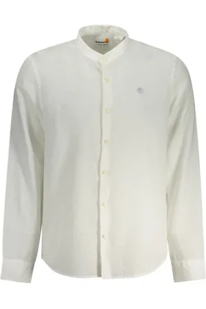 Timberland Casual Shirts, male, , S, Mandarin Collar Shirt with Embroidery
