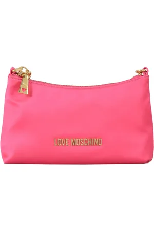 Moschino Shoulder Bags, female, , ONE SIZE, Satin Shoulder Bag with Zipper Closure