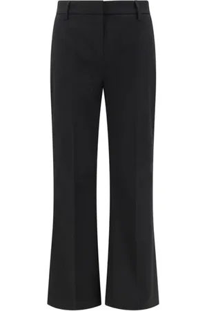 TRUE ROYAL Wide Trousers, female, , XS, Elegant Flare Cut Trousers with Practical Details