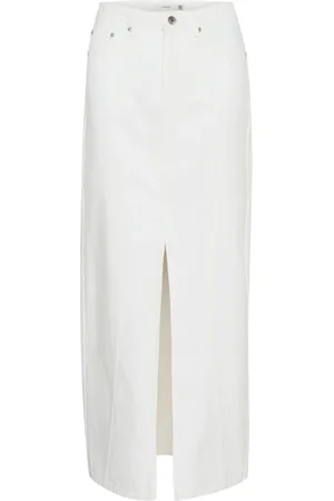 Gestuz Denim Maxi Skirt with High Waist