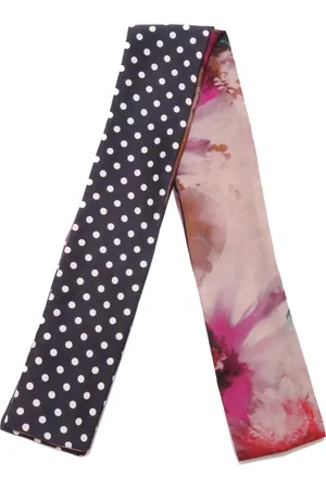 D.A. Daniele Alessandrini Silky Scarves, male, , ONE SIZE, Grey Silk Ascot Tie Knot