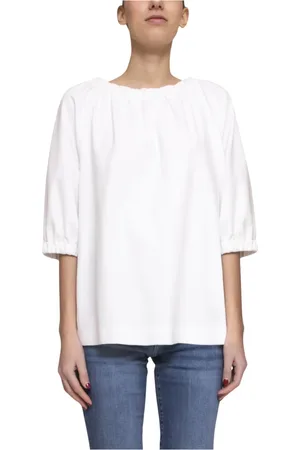 LIVIANA CONTI Bow Closure Blouse, Stylish A08-1 Pumice