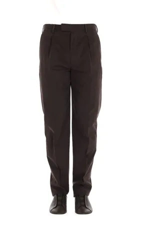 Ermenegildo Zegna Suit Trousers, male, , M, Trousers with Front Zip Closure