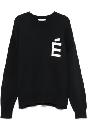 Etudes Round-neck Knitwear, male, , XL, Jumper with Jacquard Logo