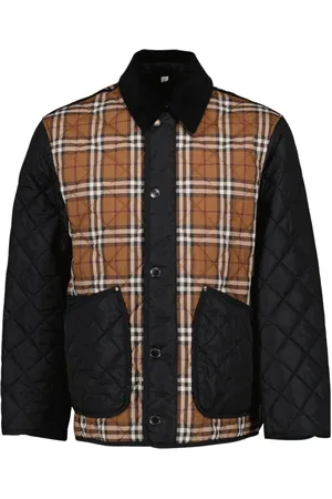 Burberry Winter Jackets, male, , M, Vintage Check Quilted Classic Jacket