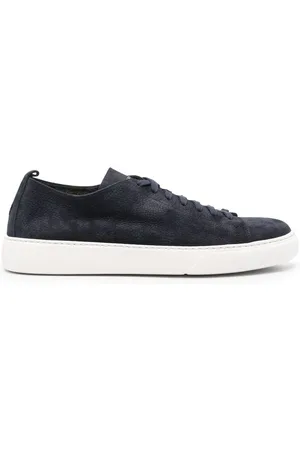 HENDERSON BARACCO Navy Suede Sneaker