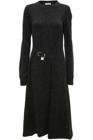 J.W.Anderson Knitted Dresses, female, , S, Padlock Strap Tie Dress