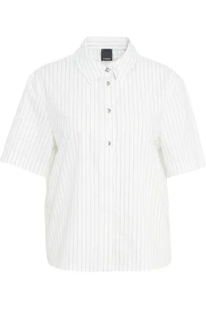 Pinko Shirts, female, , S, Striped Shirt with Kent Collar