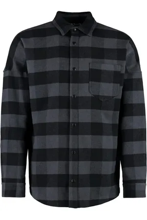 Palm Angels Casual Shirts, male, , XS, Checkered Overshirt Aw24 Style