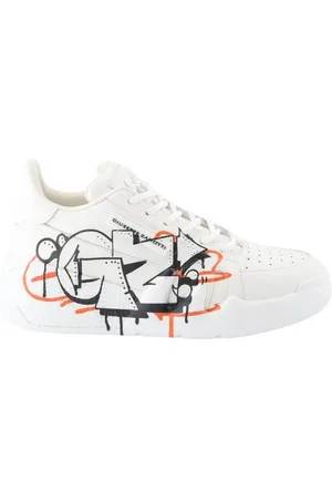 Giuseppe Zanotti Graffiti Print Lace-Up Trainers