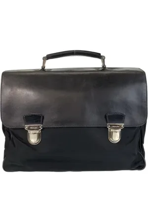 Prada Pre-owned Handbags, female, , ONE SIZE, Pre-owned Canvas briefcases