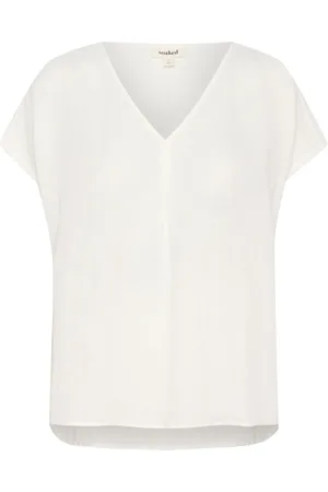 Soaked in Luxury Blouses, female, , XL, Linen Top Slcelian Ioana Blouse