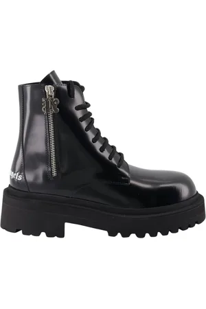 Palm Angels Lace-up Boots, female, , 7 UK, Combat Boots with Lace and Zip