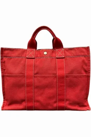 Hermès Pre-owned Tote Bags, female, , ONE SIZE, Pre-owned Canvas handbags