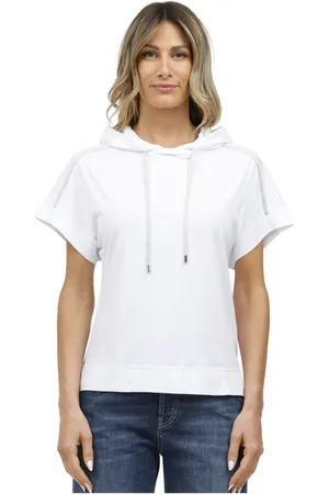 Gran Sasso Hoodies, female, , XL, Hooded Sweatshirt Half Sleeve
