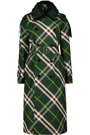 Burberry Trench Coats, female, , 2XS, Vintage Check Trench Coat