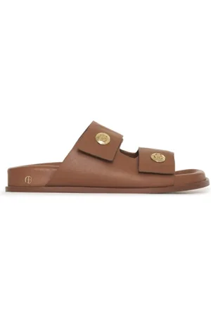 ANINE BING Cognac Ella Slides