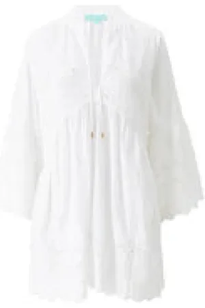 Melissa Odabash Summer Dresses, female, , M, Crochet Kaftan Dress Beachwear