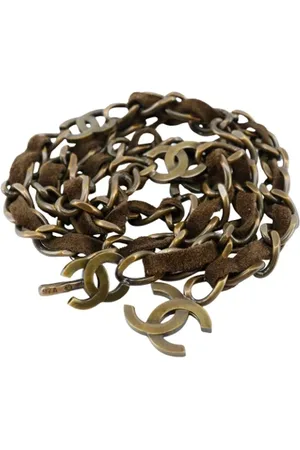 CHANEL Pre-owned Belts, female, , ONE SIZE, Pre-owned Suede belts