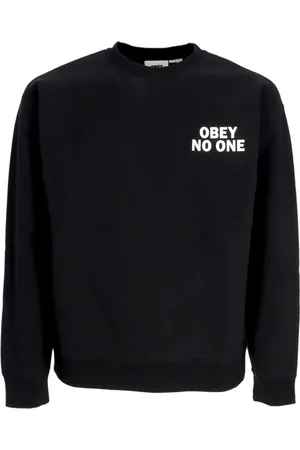 Obey Sweatshirts, male, , XL, Climbing Sweatshirt with Screen Printing