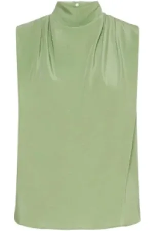 MARELLA Sleeveless Tops, female, , XS, Silk Crêpe Top - Array Style