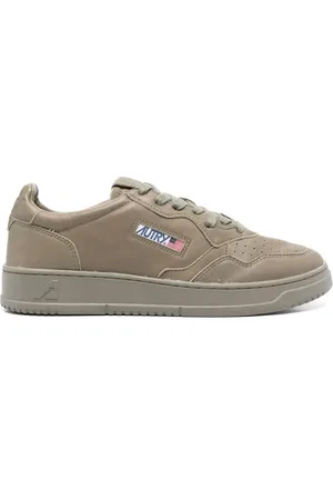 Autry Olive Lace-Up Sneaker