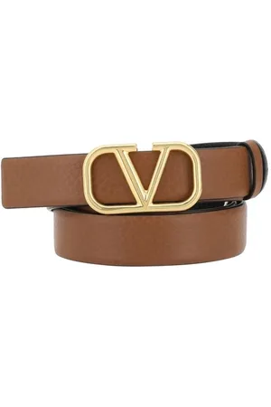 VALENTINO GARAVANI Belts, male, , 95 CM, VLogo Reversible Leather Belt