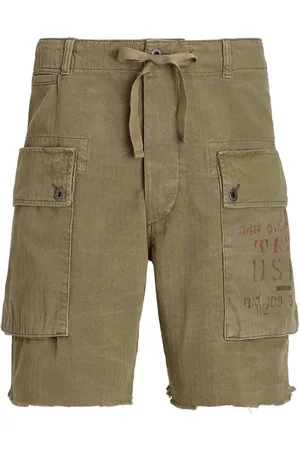 Ralph Lauren Herringbone Cargo Shorts Ss25