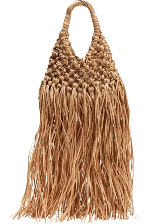 Hibourama Handbags, female, , ONE SIZE, Vannifique Rafia Frange
