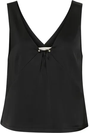 Gestuz Sleeveless Tops, female, , L, Elegant Top with Shoulder Straps