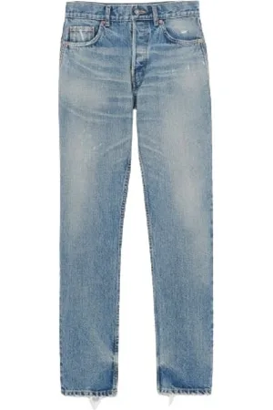 Saint Laurent Straight-Leg Denim Jeans