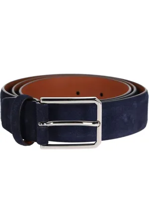 santoni Belts, male, , 85 CM, Stylish Leather Belt with Buckle