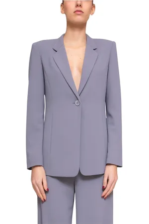 Emporio Armani Blazers, female, , S, Mineral Grey Women