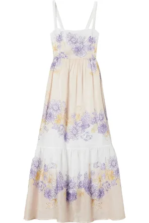 Twin-Set Summer Dresses, female, , S, Yellow Flowers Summer Dress
