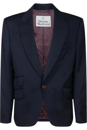 Vivienne Westwood White Single Breasted Jacket Orb Pattern