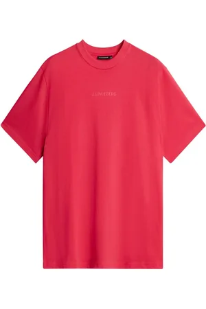 J Lindeberg T-Shirts, male, , L, Cotton T-shirt with Printed Logo