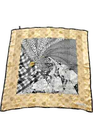 Dior Pre-owned Scarves, female, , ONE SIZE, Pre-owned Silk scarves