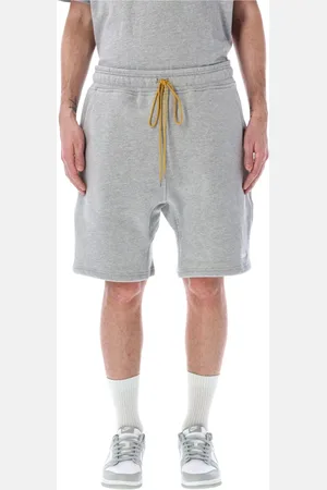 Rhude Casual Shorts, male, , S, Grey Melange Classique Sweat Shorts