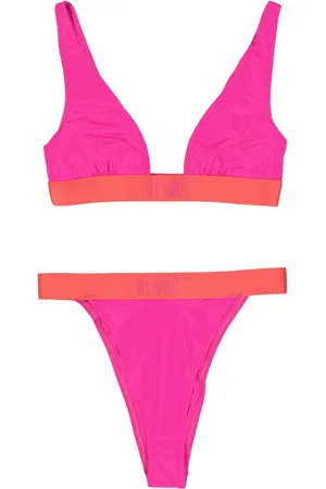 OFF-WHITE Triangle Bikini High Waist Bicolor Design