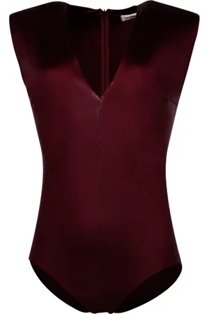 BLANCA Bordeaux Sleeveless Latex Jumper Aw24
