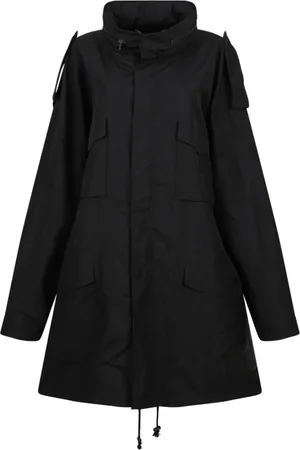 Maison Margiela Parka Coat with Graphic Print