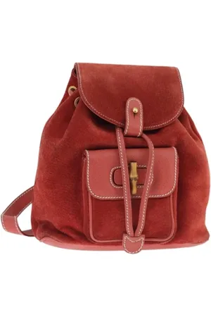 Gucci Pre-owned Backpacks, female, , ONE SIZE, Pre-owned Suede backpacks