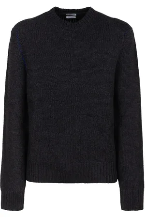 Burberry Charcoal Cashmere Crew Neck Jumper