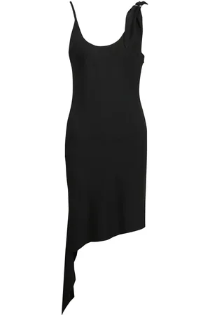 Courrèges Short Dresses, female, , S, Asymmetric design dress with foulard detail