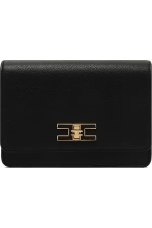 Elisabetta Franchi Cross Body Bags, female, , ONE SIZE, Shoulder Bag with Metal Logo