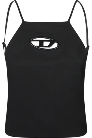 Diesel Sleeveless Tops, female, , XS, Sleeveless Top with Oval Cut-Out