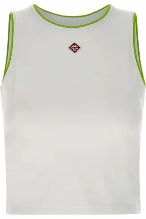 Casablanca Baby Tank Top with Lime Profiles